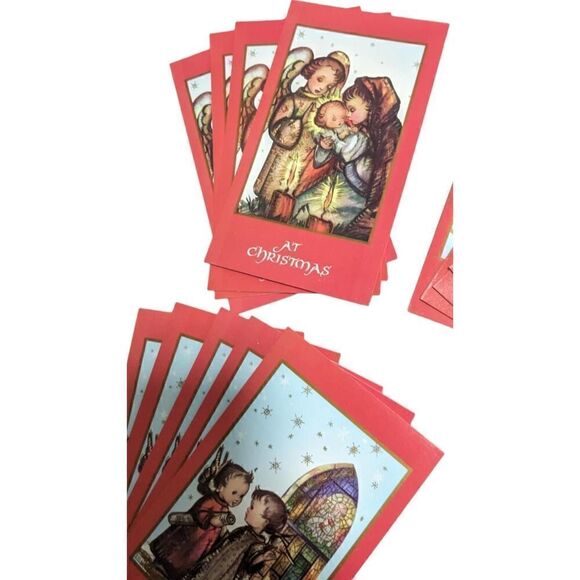 Little Angels‎ Christmas Card Assortment With Scripture Text Vintage Catholic - Picture 2 of 7